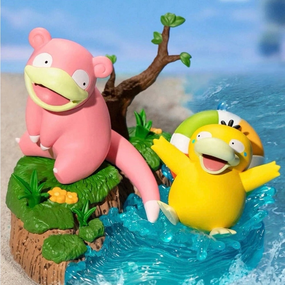 -*SOLD*
Pokemon Psyduck & Slowpoke Figure - Picture 1 of 5